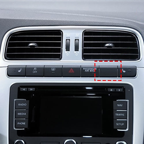 Car Center Console CD Reserved Position Modified USB Port 3.3x2.3cm for Volkswagen / Audi / Skoda - Car Switches by PMC Jewellery | Online Shopping South Africa | PMC Jewellery | Buy Now Pay Later Mobicred