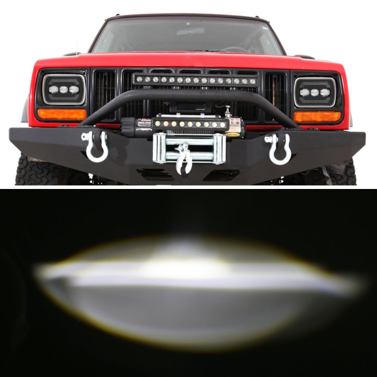 2073S 1 Pair 7 inch Car Square Headlight Work Light - Work Lights by PMC TechLife | Online Shopping South Africa | PMC TechLife | Buy Now Pay Later Mobicred