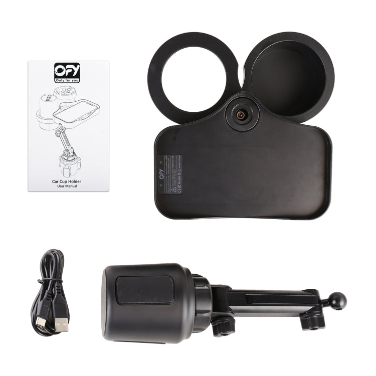 Car Multi-function Water Cup Holder with Wireless Charging Function - Car Drink Holders by PMC TechLife | Online Shopping South Africa | PMC TechLife | Buy Now Pay Later Mobicred