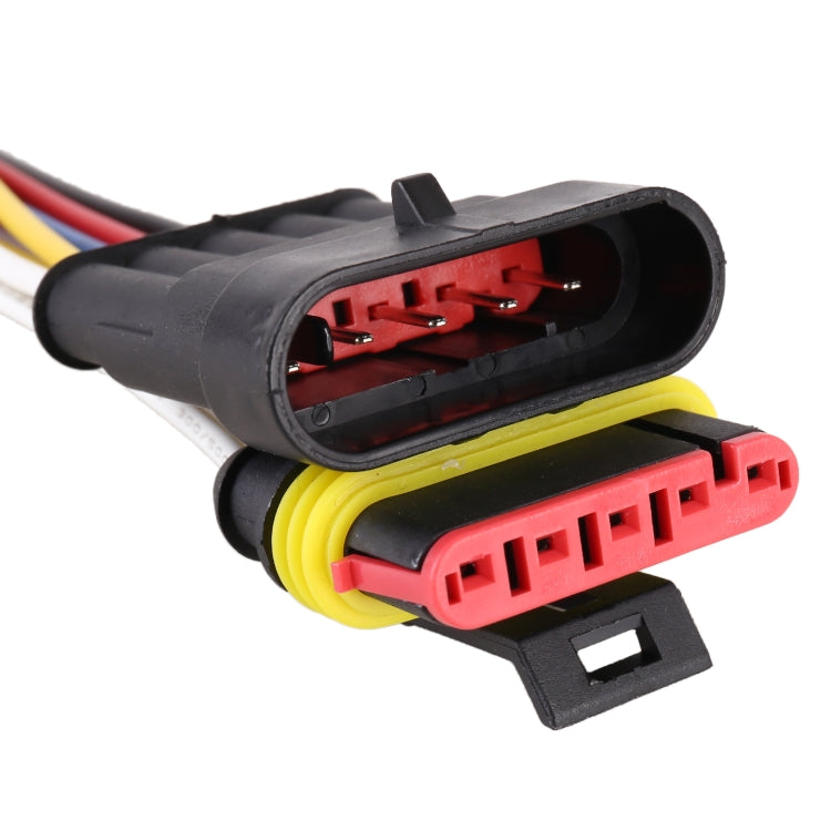 Car 5Pin Waterproof Lamp Holder - Wires by PMC TechLife | Online Shopping South Africa | PMC TechLife | Buy Now Pay Later Mobicred