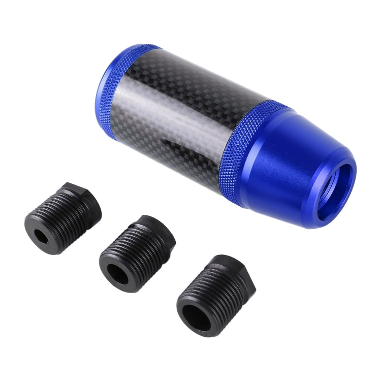 Universal Car Carbon Fiber Metal Gear Shift Knob (Blue) - Shift Knob by PMC TechLife | Online Shopping South Africa | PMC TechLife | Buy Now Pay Later Mobicred