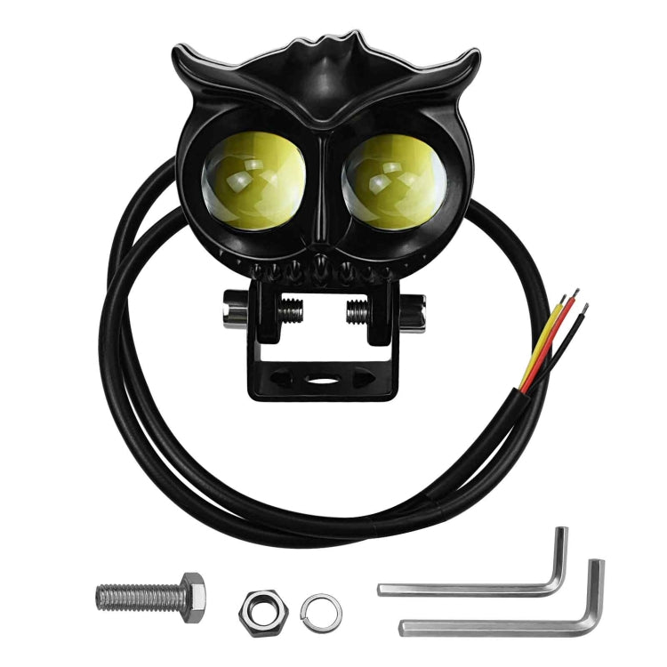 CS-1584A1 External Waterproof Double Lamp Bead LED Headlight Owl Bracket Type - LED Headlamps by PMC TechLife | Online Shopping South Africa | PMC TechLife | Buy Now Pay Later Mobicred