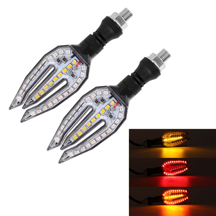 Motorcycle Turn Signal Light DC12V 1W 33LEDs SMD-3528 Lamp Beads (Red Light) - Signal Lights by PMC Jewellery | Online Shopping South Africa | PMC Jewellery