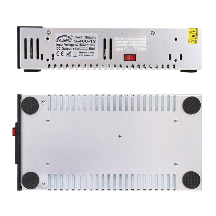 S-400-12 DC12V 400W 33.3A DIY Regulated DC Switching Power Supply Power Step-down Transformer with Clip - Step-down Transformer by PMC TechLife | Online Shopping South Africa | PMC TechLife | Buy Now Pay Later Mobicred