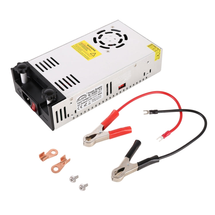S-500-12 DC12V 500W 41.7A DIY Regulated DC Switching Power Supply Power Step-down Transformer with Clip - Step-down Transformer by PMC TechLife | Online Shopping South Africa | PMC TechLife | Buy Now Pay Later Mobicred