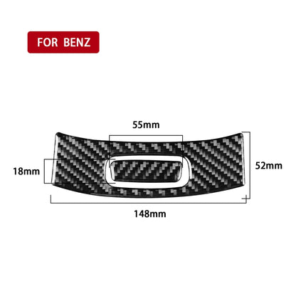 2 PCS / Set Carbon Fiber Car Armrest Box Switch Decorative Sticker for Mercedes-Benz B-Class 2019 / GLB 2020,Left and Right Drive Universal - Car Interior Mouldings by PMC Jewellery | Online Shopping South Africa | PMC Jewellery | Buy Now Pay Later Mobicred