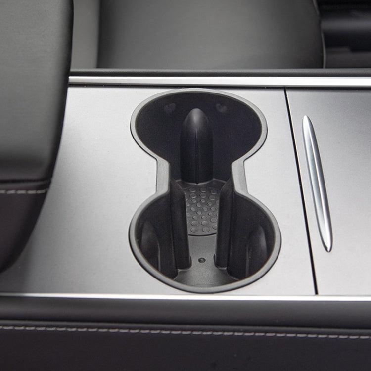 SHUNWEI SD-1054 Car Water Cup Holder for Tesla Model 3 / Y 2021-2022(Black) - Car Drink Holders by SHUNWEI | Online Shopping South Africa | PMC Jewellery