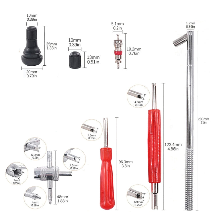 Car Tire Valve Core Remover Installer Tool - Hand Tool Sets by PMC TechLife | Online Shopping South Africa | PMC TechLife | Buy Now Pay Later Mobicred