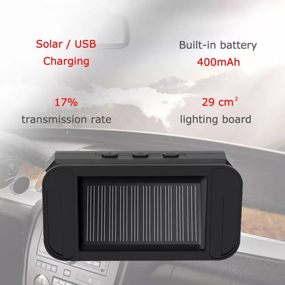 Car High Precision Solar Charging Tire Pressure Monitoring System TPMS, Built-in Voice Sensor - Tire Pressure Gauges by PMC Jewellery | Online Shopping South Africa | PMC Jewellery | Buy Now Pay Later Mobicred