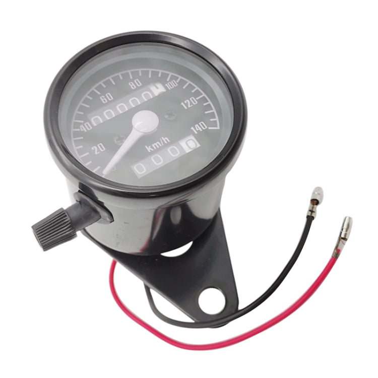 Motorcycle Retro Modified Odometer Speedometer Kilometer (Black) - Electrical Instruments by PMC TechLife | Online Shopping South Africa | PMC TechLife
