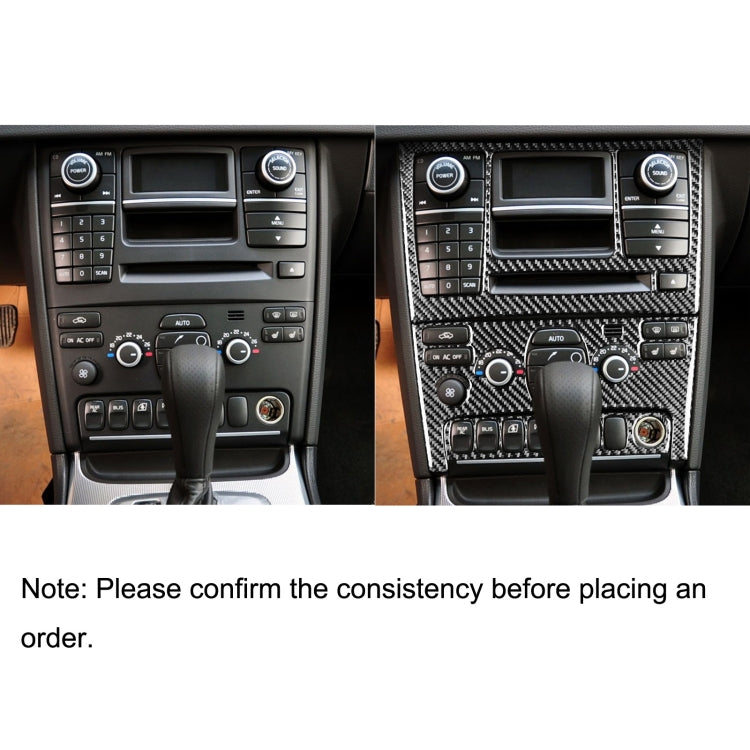 Car Carbon Fiber Control Panel Set B Decorative Sticker for Volvo XC90 2003-2014, Left and Right Drive Universal - Car Interior Mouldings by PMC Jewellery | Online Shopping South Africa | PMC Jewellery | Buy Now Pay Later Mobicred