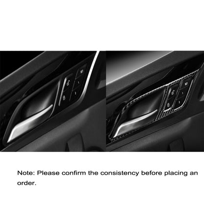 Car Carbon Fiber Inner Door Handle Solid Color Decorative Sticker for BMW G01 X3 2018-2020 / G02 X4 2019-2020, Left Drive - Car Interior Mouldings by PMC Jewellery | Online Shopping South Africa | PMC Jewellery | Buy Now Pay Later Mobicred