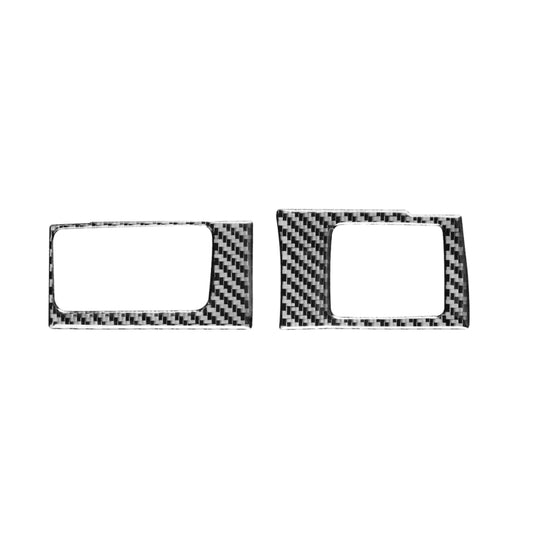 2 PCS / Set Carbon Fiber Car Central Control Card Box Panel Decorative Sticker for Honda CRV 2007-2011,Left Drive - Car Interior Mouldings by PMC Jewellery | Online Shopping South Africa | PMC Jewellery | Buy Now Pay Later Mobicred