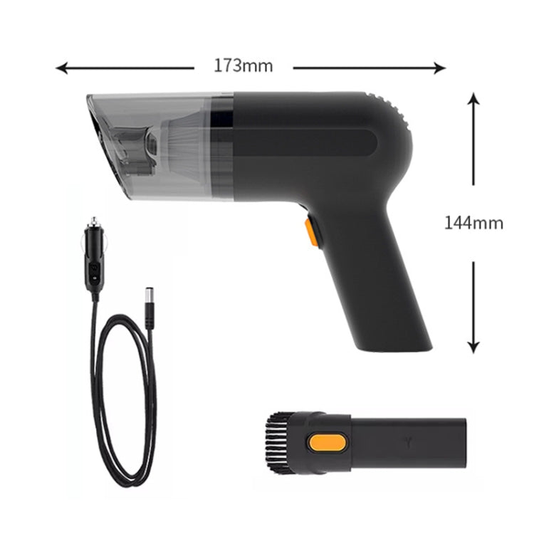 Car Portable Handheld Powerful Vacuum Cleaner Style: Wired(Orange) - Vacuum Cleaner by PMC TechLife | Online Shopping South Africa | PMC TechLife | Buy Now Pay Later Mobicred