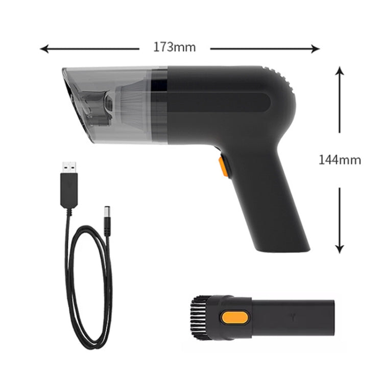 Car Portable Handheld Powerful Vacuum Cleaner Style: Wireless (Orange) - Vacuum Cleaner by PMC TechLife | Online Shopping South Africa | PMC TechLife | Buy Now Pay Later Mobicred
