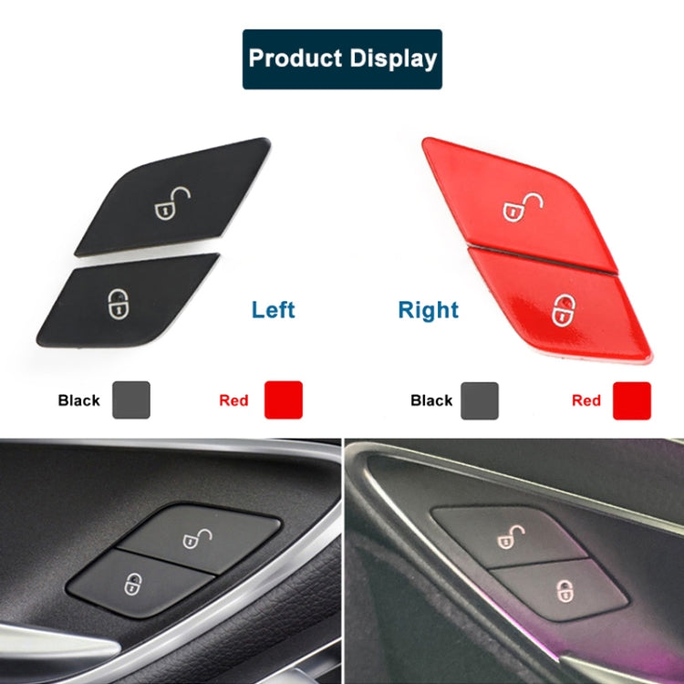 For Mercedes-Benz E-Class 2016-2021 Left Driving Car Left Side Door Lock Switch Buttons 2059055251 (Black) - Car Switches by PMC TechLife | Online Shopping South Africa | PMC TechLife | Buy Now Pay Later Mobicred