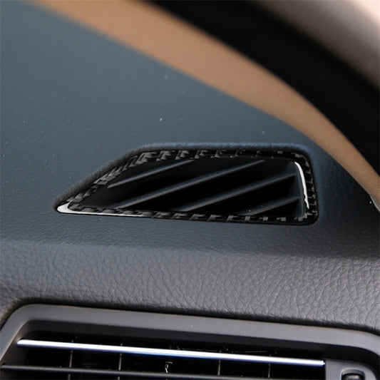 Carbon Fiber Car Instrument Air Outlet Decorative Sticker for BMW 5 Series F07 5GT 535i 2010-2016,Sutible for Left Driving - Car Interior Mouldings by PMC Jewellery | Online Shopping South Africa | PMC Jewellery | Buy Now Pay Later Mobicred