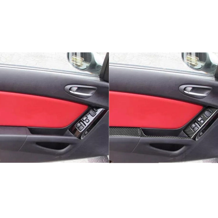 Car Carbon Fiber Main Driving Seat Lift Decorative Sticker for Mazda RX8 2004-2008, Left Drive High-configured - Car Interior Mouldings by PMC Jewellery | Online Shopping South Africa | PMC Jewellery | Buy Now Pay Later Mobicred