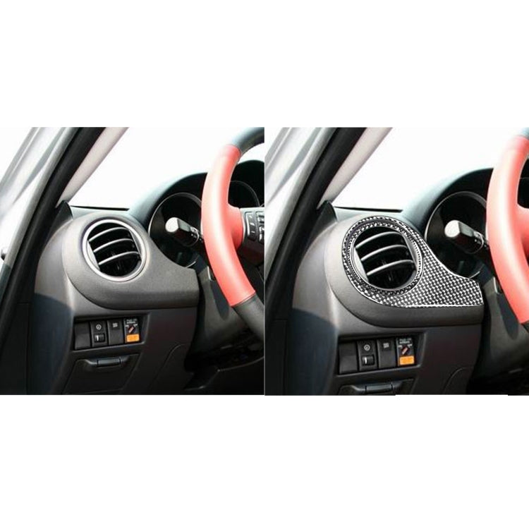 Car Carbon Fiber Dashboard Air Outlet Decorative Sticker for Mazda RX8 2004-2008, Left Drive - Car Interior Mouldings by PMC Jewellery | Online Shopping South Africa | PMC Jewellery | Buy Now Pay Later Mobicred