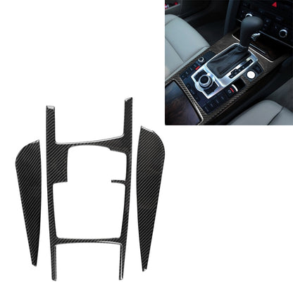 Car Carbon Fiber Gear Shift Position + Side Panel Decorative Sticker for Audi A6 2005-2011, Right Drive, Low Configuration - Car Interior Mouldings by PMC Jewellery | Online Shopping South Africa | PMC Jewellery | Buy Now Pay Later Mobicred