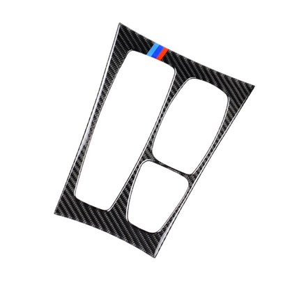 Car Carbon Fiber Tricolor Gear Panel Decorative Sticker for BMW X5 2008-2013 / X6 2009-2014, High Configuration Left Drive - Car Interior Mouldings by PMC Jewellery | Online Shopping South Africa | PMC Jewellery | Buy Now Pay Later Mobicred