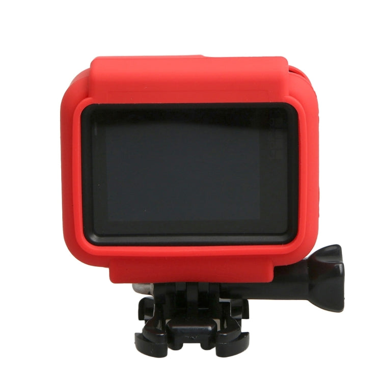 Original for GoPro HERO5 Silicone Border Frame Mount Housing Protective Case Cover Shell(Red) - Silicone Cases by PMC Jewellery | Online Shopping South Africa | PMC Jewellery | Buy Now Pay Later Mobicred