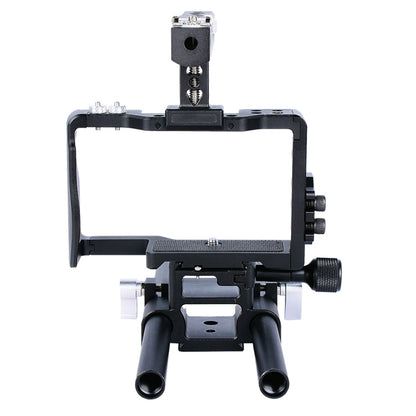 YELANGU YLG0905A Camera Video Cage Handle Stabilizer for Sony A6000/A6300/A6400/A6500(Black) - Camera Cage by YELANGU | Online Shopping South Africa | PMC Jewellery | Buy Now Pay Later Mobicred