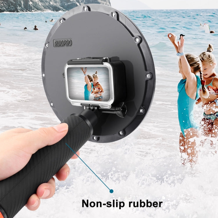 RUIGPRO Floating Hand Grip Dome Port Underwater Diving Camera Lens Transparent Cover for DJI Osmo Action -  by RUIGPRO | Online Shopping South Africa | PMC Jewellery | Buy Now Pay Later Mobicred