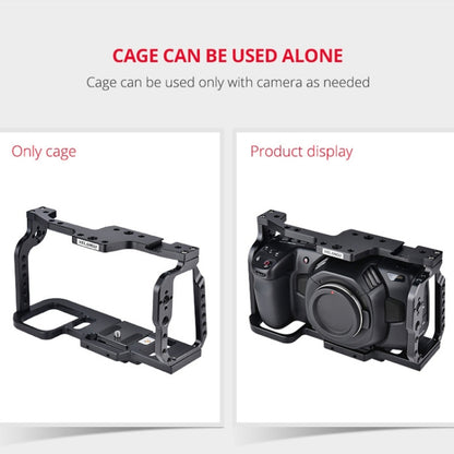 YELANGU C9 YLG0911A-A Video Camera Cage Stabilizer for DJI BMPCC 4K (Black) - Camera Cage by YELANGU | Online Shopping South Africa | PMC Jewellery