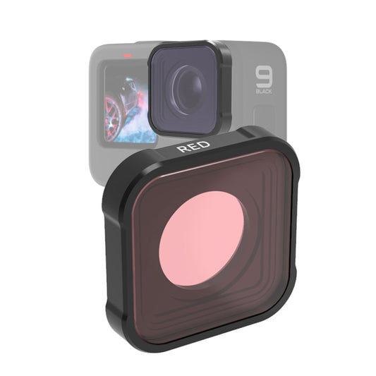 JSR KB Series Diving Color Lens Filter for GoPro HERO13 Black /12 Black /11 Black /10 Black /9 Black(Red) - Lens Filter by JSR | Online Shopping South Africa | PMC Jewellery | Buy Now Pay Later Mobicred