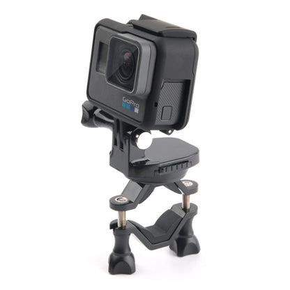 GP433 Bicycle Motorcycle Handlebar Mount for GoPro Hero12 Black / Hero11 /10 /9 /8 /7 /6 /5, Insta360 Ace / Ace Pro, DJI Osmo Action 4 and Other Action Cameras(Black) - Bicycle Handlebar Mount by PMC Jewellery | Online Shopping South Africa | PMC Jewellery | Buy Now Pay Later Mobicred