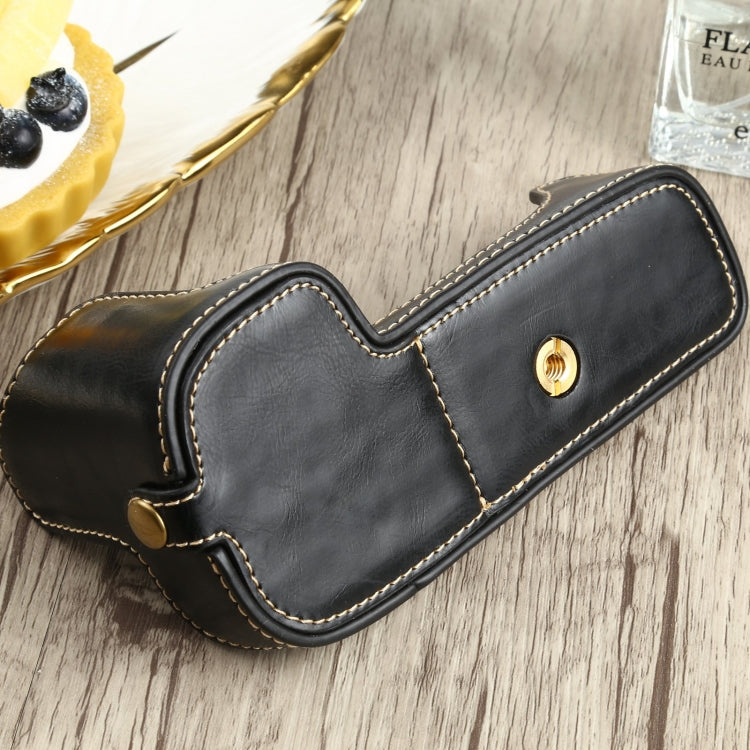 1/4 inch Thread PU Leather Camera Half Case Base for Canon EOS 90D (Black) - free shipping - PMC TechLife - Order now!