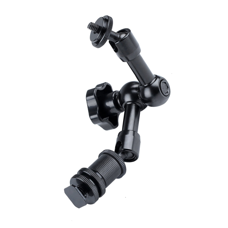 7 inch Adjustable Friction Articulating Magic Arm + Large Claws Clips with Phone Clamp (Black) - Camera Gimbal by PMC TechLife | Online Shopping South Africa | PMC TechLife | Buy Now Pay Later Mobicred