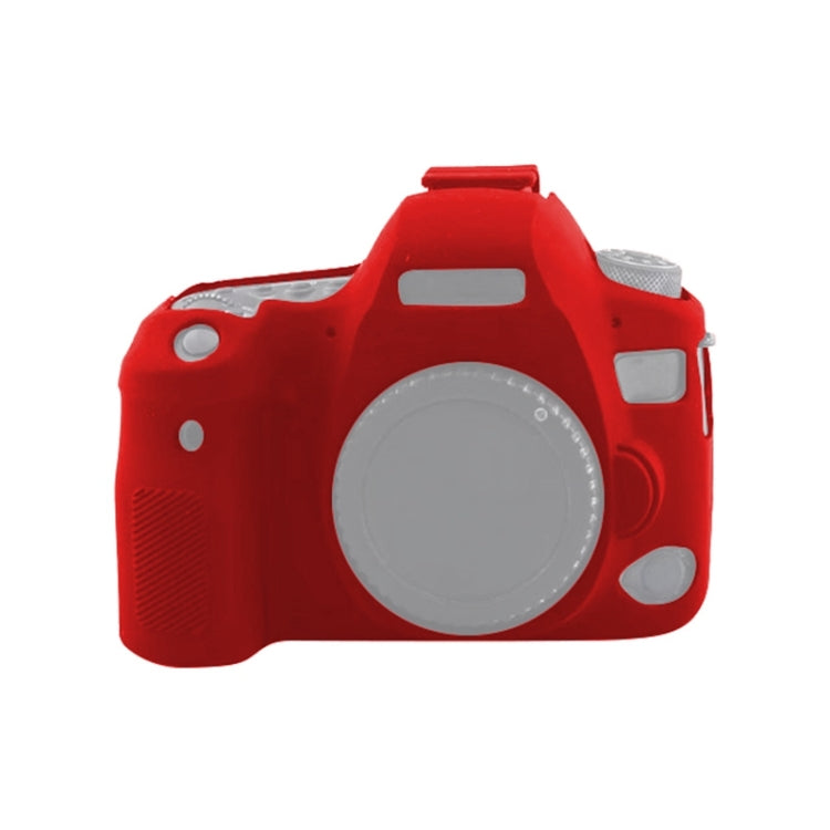 For Canon EOS 6D Mark II Soft Silicone Protective Case (Red) - free shipping - PMC TechLife - Order now!