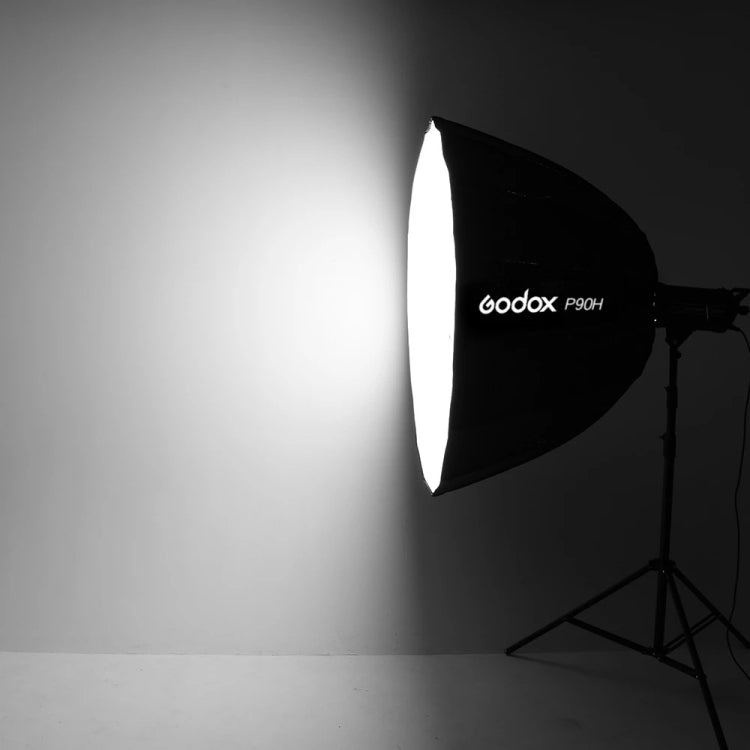 Godox P90H 90cm Deep Parabolic Softbox Reflector Diffuser Studio Light Box (Black) - free shipping - PMC TechLife - Order now!