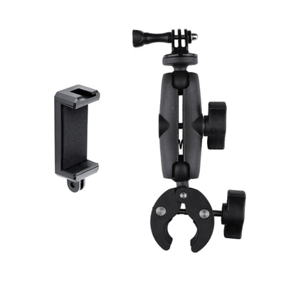 Extended Version 360 Rotation Adjustable Clamp Plier Base Holder with Phone Clamp (Black) - Bicycle Handlebar Mount by PMC Jewellery | Online Shopping South Africa | PMC Jewellery | Buy Now Pay Later Mobicred