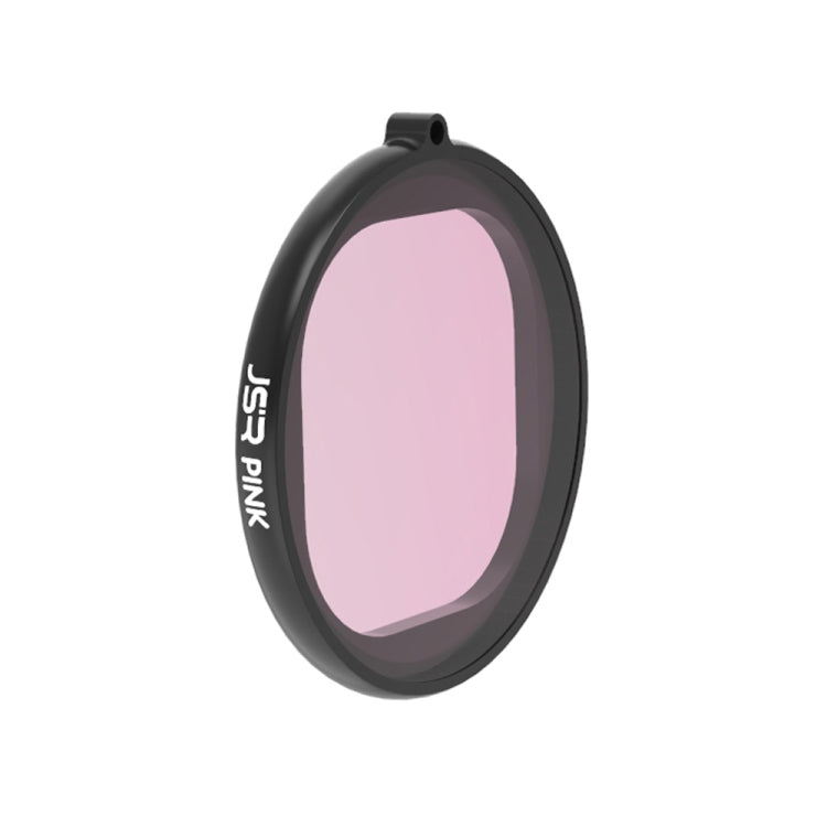 JSR Round Housing Diving Color Lens Filter for GoPro HERO8 Black(Pink) - Lens Filter by JSR | Online Shopping South Africa | PMC Jewellery | Buy Now Pay Later Mobicred