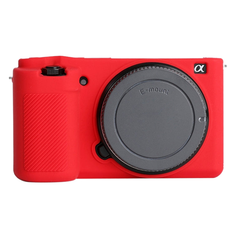 For Sony ZV-E10 Soft Silicone Protective Case (Red) - Protective Case by PMC Jewellery | Online Shopping South Africa | PMC Jewellery