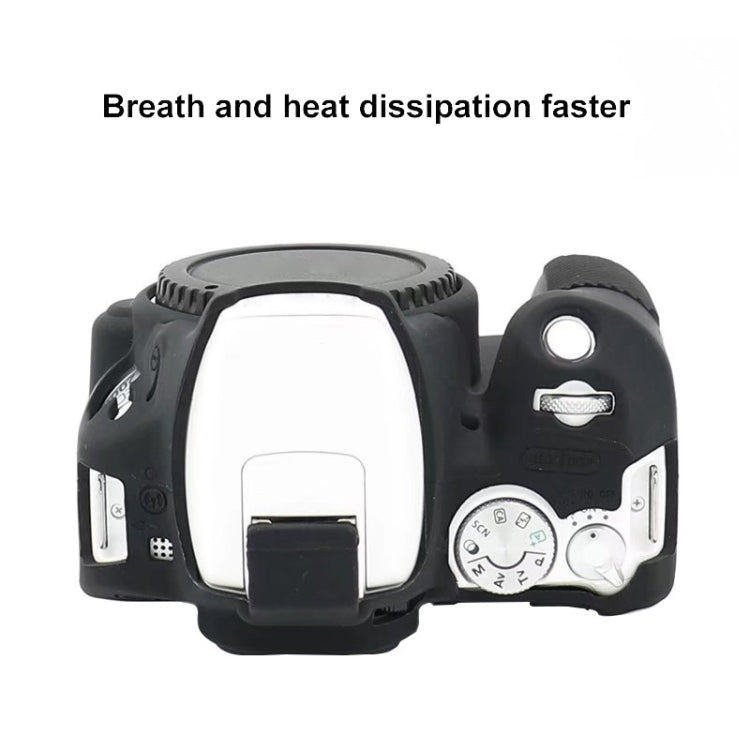 For Canon EOS 250D Soft Silicone Protective Case (Camouflage) - Protective Case by PMC TechLife | Online Shopping South Africa | PMC TechLife | Buy Now Pay Later Mobicred