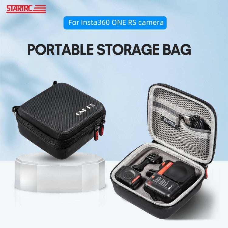 For Insta360 ONE RS STARTRC Camera PU Carry Case(Black) - Case & Bags by STARTRC | Online Shopping South Africa | PMC Jewellery | Buy Now Pay Later Mobicred