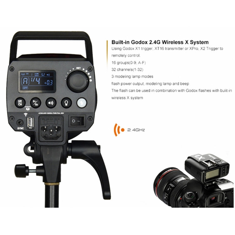Godox MS300 Studio Flash Light 300Ws Bowens Mount Studio Speedlight (AU Plug) - free shipping - PMC TechLife - Order now!