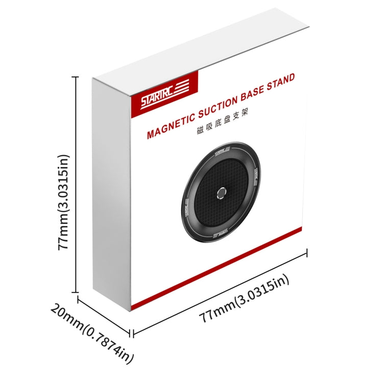 STARTRC Magnetic Base 1/4 Interface Metal Mount (Black) - free shipping - PMC TechLife - Order now!