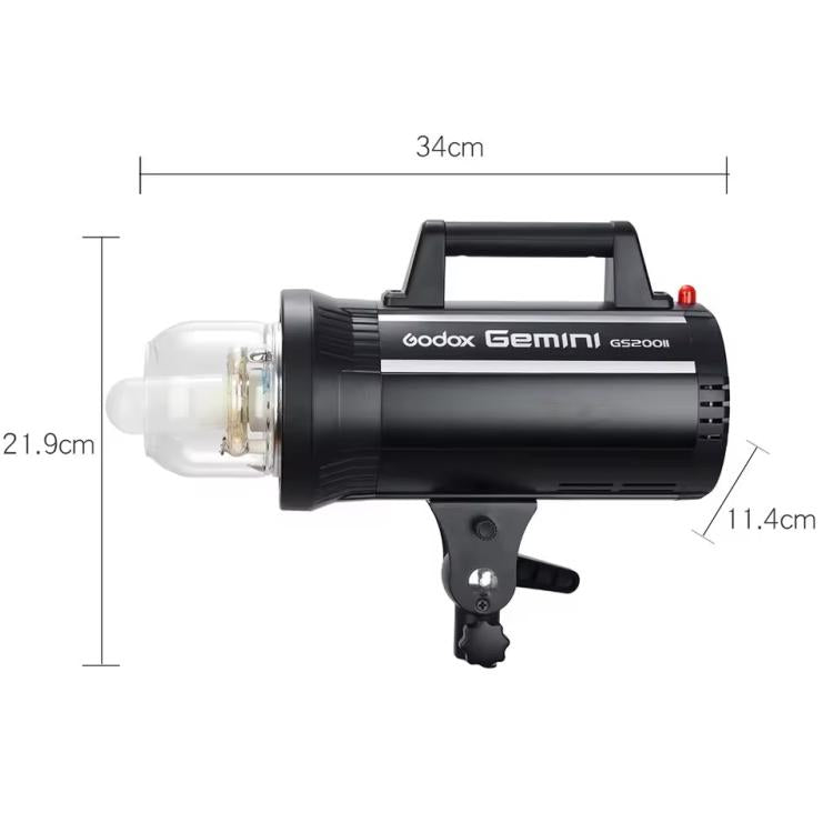 Godox Gemini GS200II Studio Flash Light 200Ws Bowens Mount Strobe Flash (AU Plug) - free shipping - PMC TechLife - Order now!