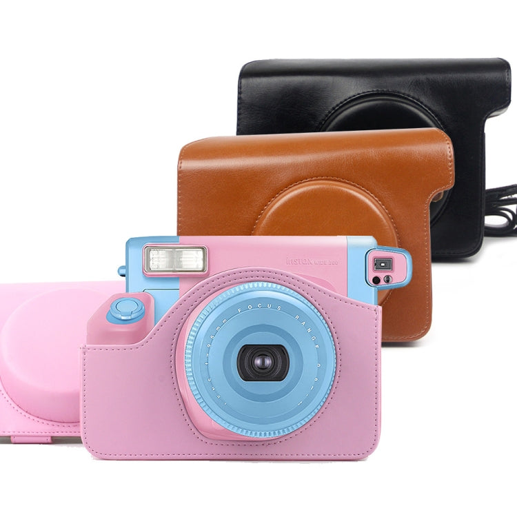 Vintage PU Leather Case Bag for Polaroid W300 Camera, with Adjustable Shoulder Strap (Black) - free shipping - PMC TechLife - Order now!