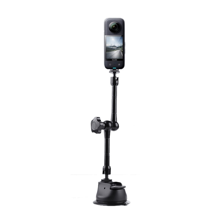 Single Suction Cup Articulating Friction Magic Arm Camera Mount (Black) - free shipping - PMC TechLife - Order now!
