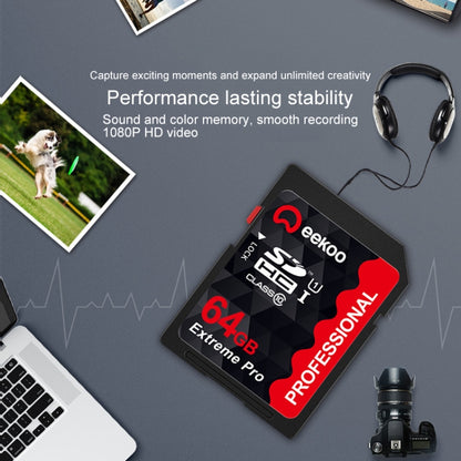 eekoo 64GB High Speed Class 10 SD Memory Card for All Digital Devices with SD Card Slot - SD Card by eekoo | Online Shopping South Africa | PMC Jewellery | Buy Now Pay Later Mobicred