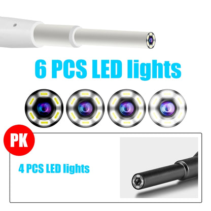 C01 4.3 Inch Screen Display HD1080P Visual Earspoon Endoscope with 6 LEDs, Diameter:3.9mm -  by PMC Jewellery | Online Shopping South Africa | PMC Jewellery | Buy Now Pay Later Mobicred