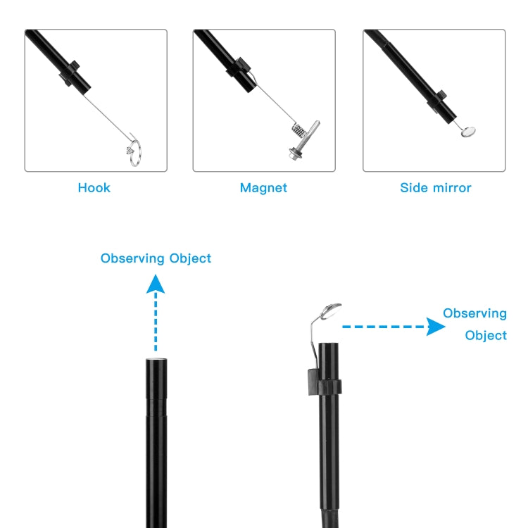 F220 5.5mm HD 5.0MP WIFI Endoscope Inspection Camera with 6 LEDs, Length: 2m -  by PMC Jewellery | Online Shopping South Africa | PMC Jewellery | Buy Now Pay Later Mobicred