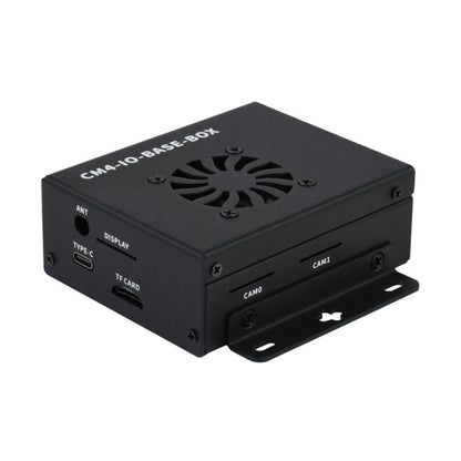 Waveshare Mini IO Board Lite Ver Mini-Computer Base Box with Metal Case & Cooling Fan for Raspberry Pi CM4(EU Plug) - Mini PC Accessories by WAVESHARE | Online Shopping South Africa | PMC Jewellery | Buy Now Pay Later Mobicred