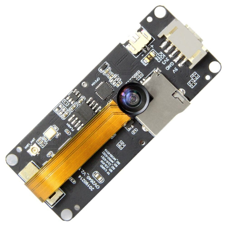 TTGO T-Camera Plus Fish-eye Lens ESP32-DOWDQ6 8MB SPRAM Camera Module OV2640 1.3 inch Display Rear Camera, Wiring Extended Version - Module by TTGO | Online Shopping South Africa | PMC Jewellery | Buy Now Pay Later Mobicred